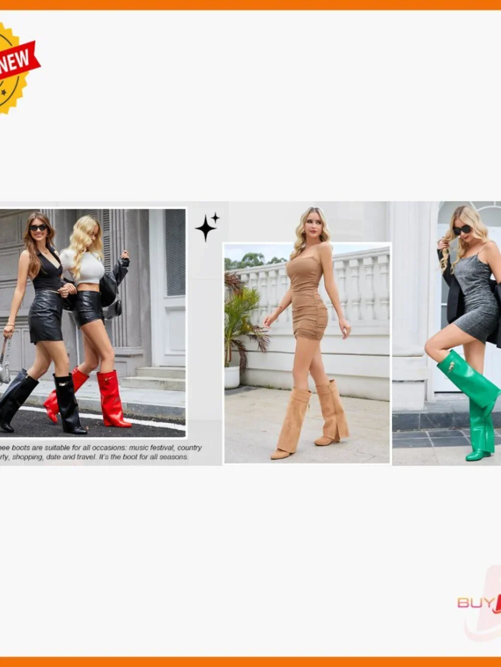 Pointed Toe Over Knee Boots Wedge Heel Pull On Side Zipper